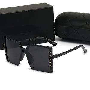 Дизайнерские солнцезащитные очки для женщин мужчины в стиле моды квадратная рама летние поляризованные солнцезащитные очки Большая металлическая рама с небольшим внешним видом