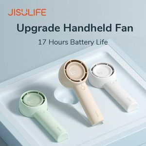 Fani Jisulife 2022 Mini Portable Fan Portable ładowne bez pęcherza Turbo Ultraquiet Student Student Handheld Fan