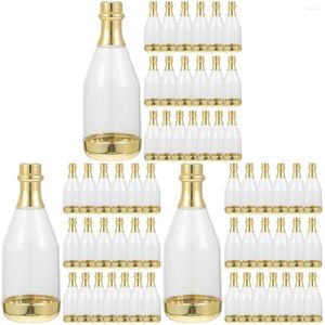 Storage Bottles 60 Pcs Wedding Favor Boxes Small Champagne Bulk Gift Candy Mini Jars Favors