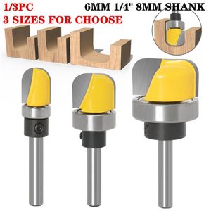 Frigör 13st 6mm/6.35mm/8mm Shank Bowl and Tray Mall Wood Router Bits Trimning Machine Milling Cutter Woodworking Router Bits