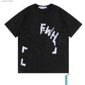 メンズデザイナーTシャツオフホワイトシャツ