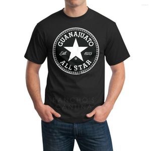 Men's T Shirts Guanajuato T-Shirt Mexican State Momias Black Star S M L XL 2XL