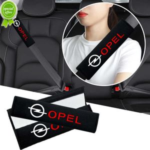 New 2023 Car Safety Belt Shoulder Cover Pad For Opel Astra G H J F K Insignia Vectra C D Zafira B Antara Corsa B E Mokka Accessorie