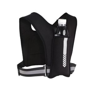 Torby zewnętrzne unisex biegacz refleksyjna kamizelka fitness butelka do wody plecak sportowy elastyczna regulowana torba na telefon komórkowy