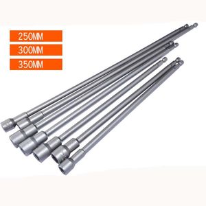 Contactdozen 1Pcs 1/4" Hex Shank Power Nut Driver Drill Bit Metric Socket Wrench Screw 814mm Magnetic Socket Adapter 250mm 300mm 350mm Long