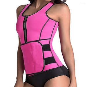 Kvinnors shapers Svett Bastu Vest Body Shaper Women Flat Belly Mage Control Midje Trainer Slimming Tank Top Kvinnlig fitness Viktminskning