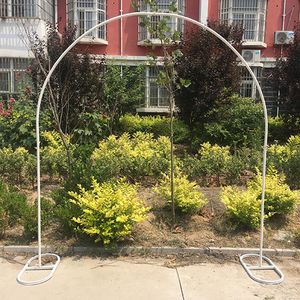 Party Decoration Wedding Gold White Iron Flowers Arch Semicircular Chulty Decorations For Home Backdrop Balloons Stand Decoration Party