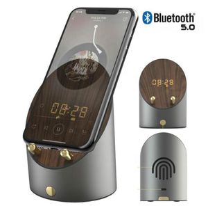 3 в 1 портативном Bluetooth с индукционными динамиками беспроводные стереогромные динамики усиливает индукционный портативный будильник телефон Holde7527593