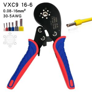 Tang Tübüler Terminal Sıkışma Pensesi El Aletleri VXC9 16 6 0.08 16mm2 30 5AWG MINI ELEKTRİK İLE