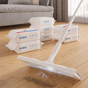 Mops Disposable Special Mop for Static Electricity and Dust Removal Paper Household Cleaning Mops Floor Cleaning Japanese Style Mop 230512