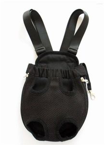 Крышка на автомобильном сиденье для собак черная сетка ноги питомца на переднем перевозчике/сумке с рюкзаком капля для щенка на открытом воздухе сумка для щенка