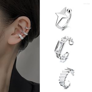 Brincos de backs 3pcs/set moda fofa sem piercing berros de orelha de clipes de clipes cartilagem falsa para mulheres jóias para meninas