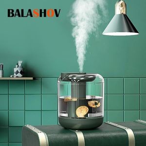 Luftbefeuchter, 1 l, großes Fassungsvermögen, Sprühreiniger, Aroma-Diffusor für ätherische Öle, USB-Kühlnebelsprühgerät mit Licht, Büro, Zuhause, Auto