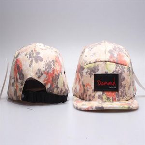 Новая бриллиант 5 панель шляпа классическая бревенка Bone Diamond Five Snapback Gorras Hip Hop Flat Hat для мужчин.