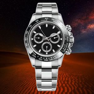 Zegarki kieszonkowe modne zegarek zegarek designerski zegarek mechaniczny 40 mm Casual Sports Luksus Sapphire Watch All Steal Firma Waterproof Waterproof Friend Friend Watch