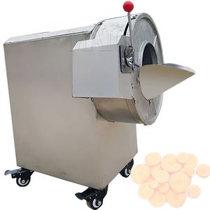 Multifunktion Automatisk grönsakshärkningsmaskin Commercial Electric Potato Slicer Green Pepper Shredder Maker