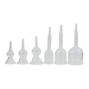 Massager 6 pairs Breast Care Glass Cupping Tip Kit Vacuum Therapy Beauty Machine Back Massage Tool