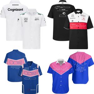 2023 Nya F1 Team Shirts Formel 1 Drivers Racing Uniforms Skjorta Motorsport Betydbar Polo Shirt T-shirt Summer Herr Casual Jersey