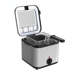 Fryers Hanehalkı/Ticari Elektrikli Fritöz 2.5L Kızartma Makinesi Patates Kızartması Maker Derin Fırın Kızarmış Tavuk Izgarası BBQ Aracı 110/220V