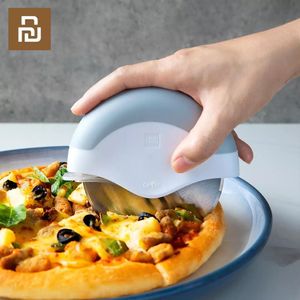 Accessoires Youpin Mi Pizzaschneider Edelstahl Kuchenmesser Pizza Räder Messer Abnehmbare Küchen Backwerkzeuge für Kuchen Waffeln