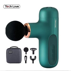 マッサージャーMi Techlove Vibration Gun Professional Massager Deep Tissue Sports Body Muscle Mini Massage Gun Neck Massager Impact Masajeador