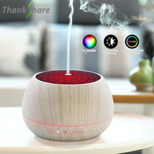 Luftbefeuchter Thankshare 1000 ml Luftbefeuchter Aroma Diffusor Ultraschallluft ätherisches Öl Humidificador 7 Farb -LED -Licht Aromatherapie für Zuhause