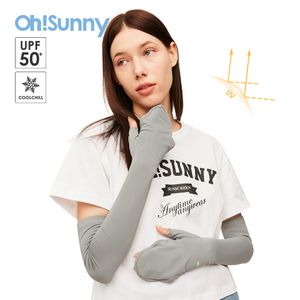 OhSunny Langarm VGloves UV-Schutz UPF50 Damen Sonnenschutz verbesserte atmungsaktive kühlende Golfhandschuhe Outdoor 230512