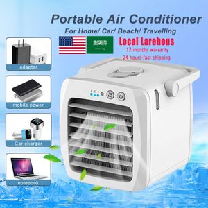 Fans mini Portable Cooler Air Conditioner Fan Summer Snabbkylande luftkonditionering Air Cooler Fan USB Luftkonditionering för rum