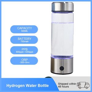 Geräte 500ML Filter Wasser Wasserstoff Generator Flasche Reiniger Ionisator Flaschen Filter Für Trinken Hydrogenator Behandlung