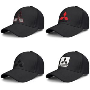 Mitsubishi Zakażone samochody elektryczne Logo Męsości męskie i kobiety Regulowana czapka ciężarówek pusta śliczne unikalne logo baseballhats logo Tapo301l