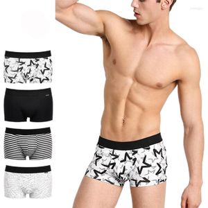 Mutande HaleyChan 1Pc Mens Sexy Underwear Boxer Slip Uomo Mutandine Lingerie Cotone