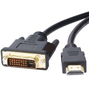 HDMI till DVI24+1 Ömsesidig konvertering Högupplöst kabeladapter Datorvärd Anslutningsövervakare TV-omvandlare