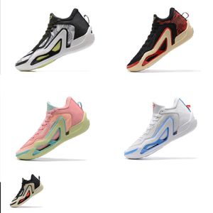 Womens jayson tatum 1 basketball shoes youth kids 1s Pink Lemonade Barbershop Zoo White Black Print Red Bred Brown Blue sneakers tennis with box