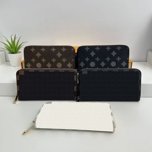 Walllets Desinger Damier Wallet Woman Man Luxury Zipper Purses Credit Cardholder Card Holder Classic Fashion Style With Box