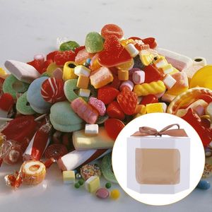 Confezioni regalo 6 pezzi Contenitori per biscotti Dare carta Dolci Scatola Scatole per cupcake Caramelle Matrimonio Candy Single