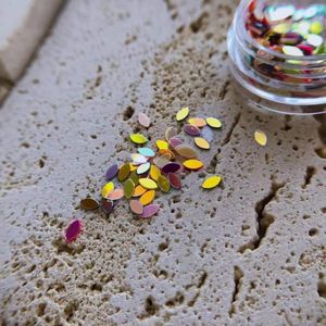 Nail Glitter Diamond Shape Sequins Mixed Colors 3D Triangle Sequin Paillettes Party Craft DIY Arts Wedding Decoration Confetti