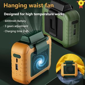 Fan più recente USB Portable Personal Hanging Welt Fan con Batteria di ricarica Ultra Quiet Weable Electric Fan Holdhell Deshed Calditioner