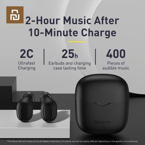 Złącza Baseus W12 TWS bezprzewodowe słuchawki Bluetooth 5.1 Zestaw słuchawkowy słuchawkowy True Wireless Earbuds dla iPhone 13 Pro Max Handsfree Ear Bud