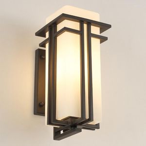 Lampy ścienne Vintage Wodoodporne sconce Outdoor LED LED Optora z zestawem do montażu retro aluminiowe urządzenia