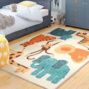 카펫 카펫 거실 푹신한 모피 놀이 매트 어린이 바닥 깔개 아기 양탄자 봉제 모피 부드러운 침실