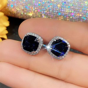 Stud Earrings CAOSHI Noble Lady Low-key With Bright Crystal Delicate Anniversary Gift For Mom Good Quality Accessories Jewelry