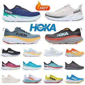 2023 Hoka Clifton 9 Athletic Running Shoes M Bondi 8 Sneakers Shock Absorbing Road Fashion Hombres Mujeres Diseñador Mujeres Hombres 36-45 b6