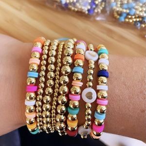 Strand KKBEAD Fashion Boho Style Adjustable Bracelet Summer Jewelry For Women Y2k Accessories Bracelets Set Gold Color Pulseras