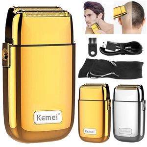 SHAVERS KEMEI TX1 Allmetal Elektrikli Tıraş Men Elektrikli Jilet Yüzen Saç Düzenleyicisi Yüz Bakım Tıraş Makinesi Şarj Edilebilir Sakal Tıraş Makinesi