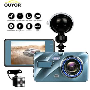 CAR DVR J16 REVISOR DE VÍDEO DE VÍDEO DVR Vista traseira Dual Lente 1080p 4 