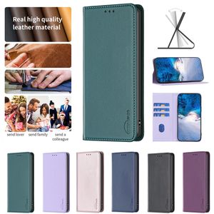 Suckar casos de fechamento magnético para Samsung A34 A54 A14 A23 A73 A13 A33 A53 A22 A32 5G S21 S23 Ultra Plus S22 A24 4G PU CATALLE DE CATAREL