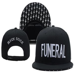 Svart skala begravningssinnare olaglig frånvaro snapback män kvinnor skateboard basket klassisk justerbar baseball hattar hip338g