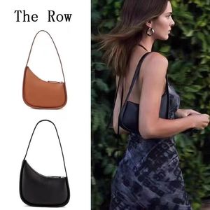 Designer Tote the Row Half Moon Women Fashion Handbag Leather Single Temperament Shoulder Underarm Bag Commute Bag