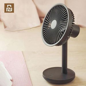 Luftfuktare YouPin Desktop Fan 60 -graders skakande huvudhöjd Vindhastighet Justerbar 4000mAh typec -laddningsbar ljus Portable Fan Solove Make