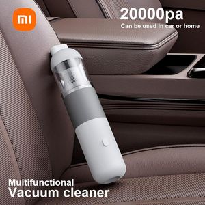 Apparater xiaomi ny bil dammsugare bärbar mini handhållen dammsugare smarta hembil dualpurpose mi trådlös 20000pa damm catcher